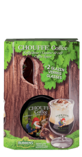 Pack 1 botella Chouffe Coffee 75 cl y  2 Copas